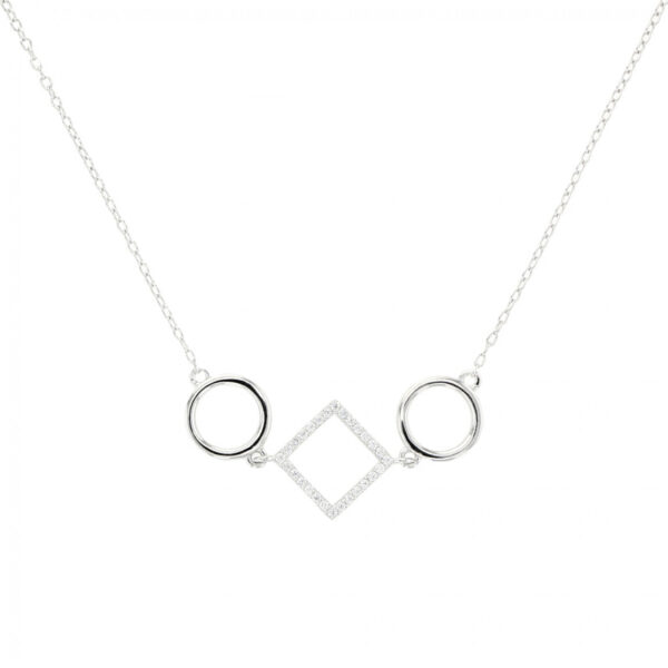 Sterling Silver Emblem Necklace
