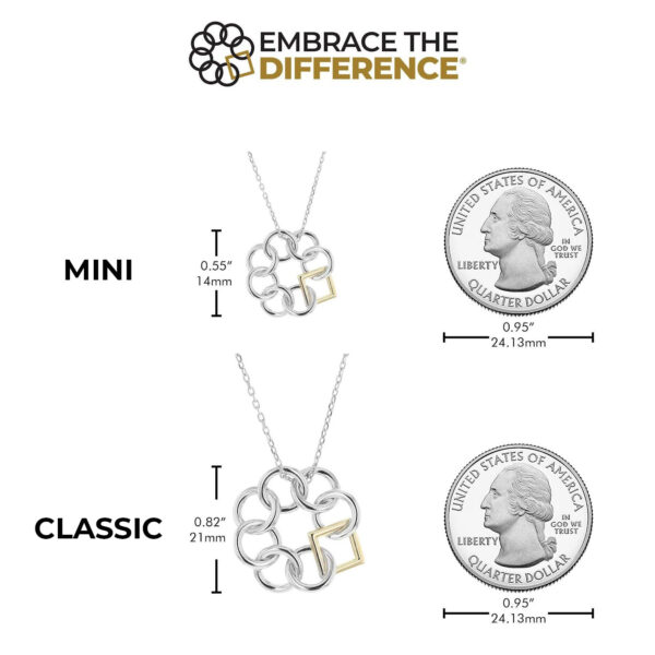 Sterling Silver & 14K Yellow Gold Two-Tone Mini Pendant - Image 2