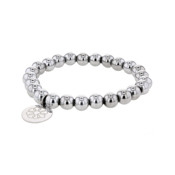 Gemstone Beaded Stretch Bracelet - Image 4